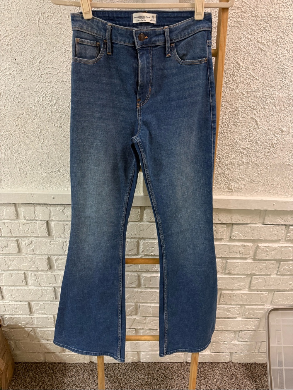 Abercrombie & Fitch Medium Blue Flare Jeans